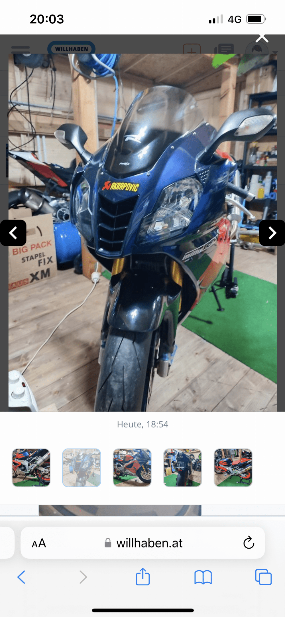 Motorrad verkaufen Aprilia RSV4 Mille Ankauf